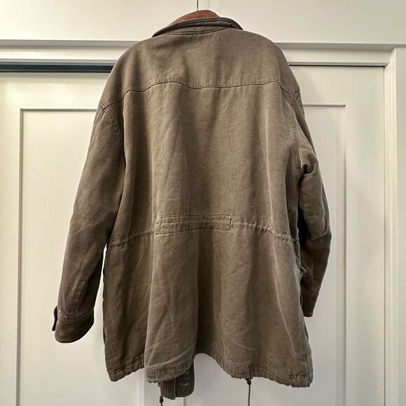 Vintage Abercrombie & Fitch Men’s Canvas Chore Coat Adirondack Trail Parka Large - Picture 9 of 14